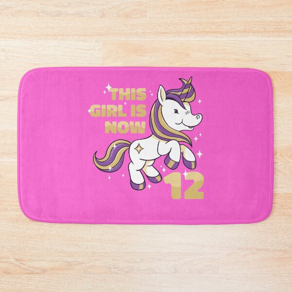 Item preview, THIS GIRL IS NOW 12 BIRTHDAY UNICORN LOVER designed and sold by PhillDaPhlava.