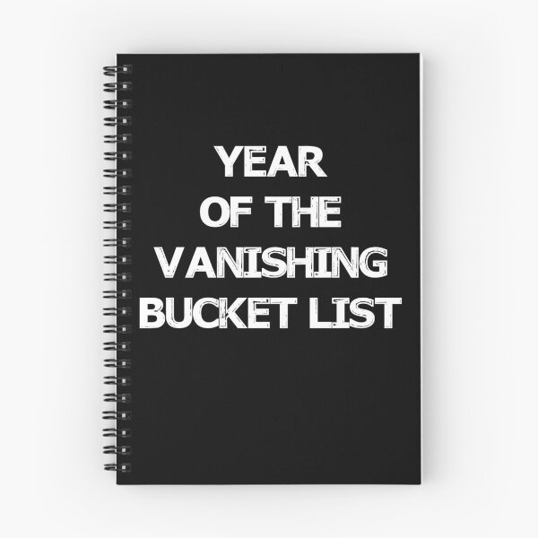 Item preview, Year of the Vanishing Bucket List designed and sold by TiffannyUKZ.