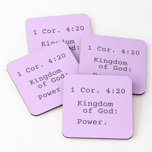 Item preview, 1 Corinthians 4:20 Kingdom of God. Power. designed and sold by MGonline.