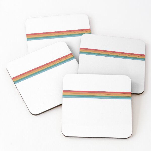 Item preview, Retro rainbow stripes thin designed and sold by SJAPhoto.