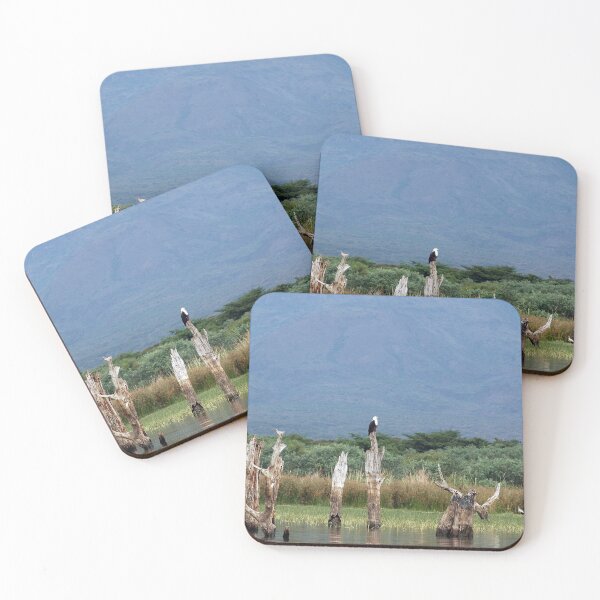 Item preview, African Fish Eagle Bird Skeleton Trees Landscape Africa designed and sold by worldways.