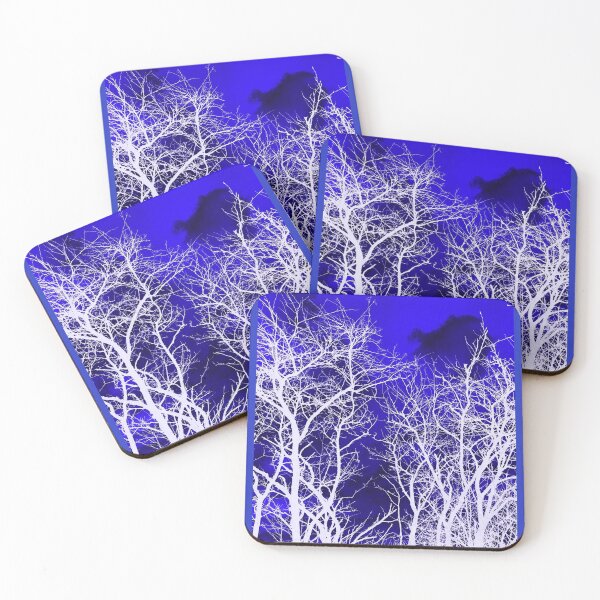 Item preview, Photograph of a group of trees, then negatively processed and colored blue designed and sold by Pelikancrazy.