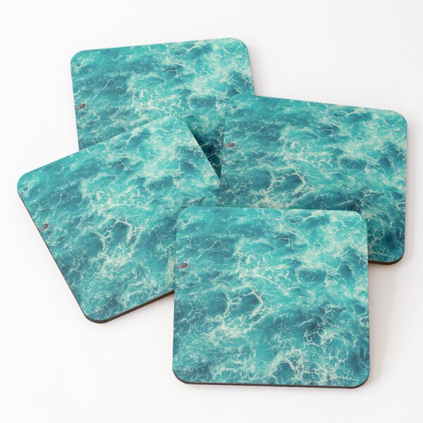 Item preview, stunning light blue ocean water overhead waves designed and sold by The Red Shop.