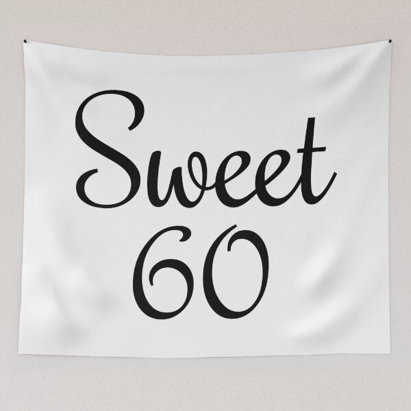Item preview, Sweet 60 (black) 60th birthday designed and sold by theshirtshops.