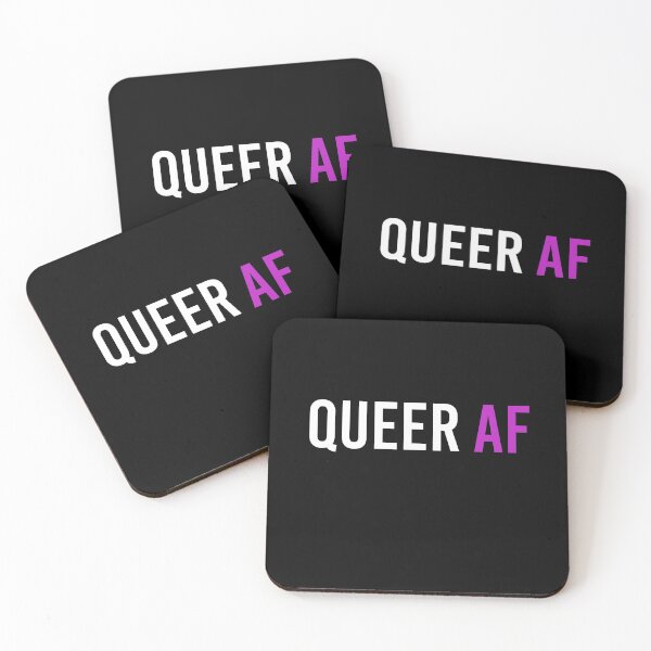 Item preview, Queer AF designed and sold by BeRudeShop.