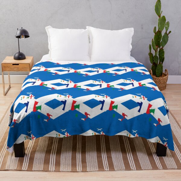 Item preview, Scotland Rugby Fan St Andrews Cross Flag Pattern designed and sold by taiche.