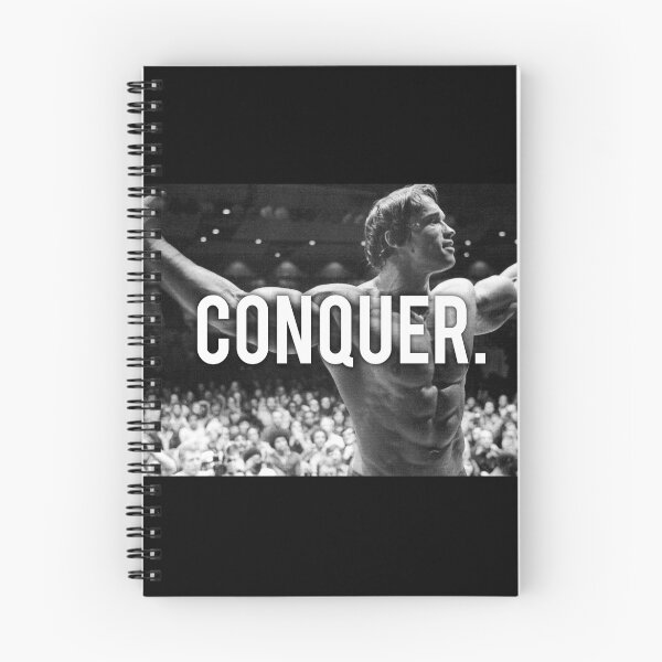 Item preview, CONQUER (Arnold Poster) designed and sold by ilovearnie.