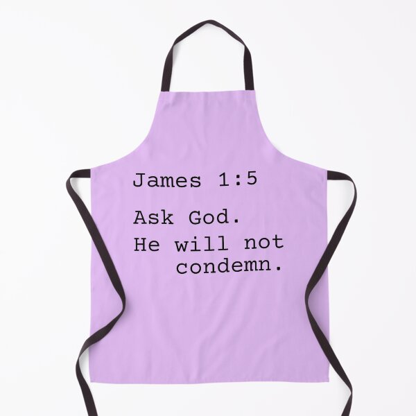 Item preview, James 1:5 Ask God. He will not condemn. designed and sold by MGonline.