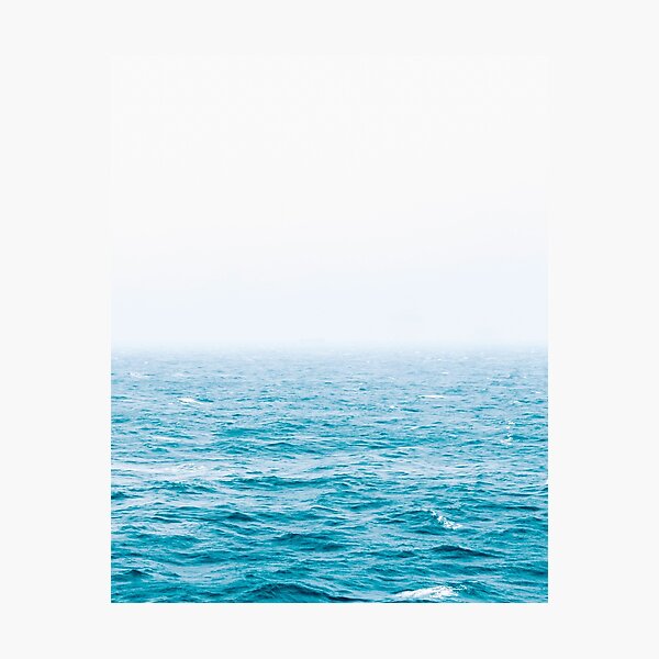 Landscape Blue water Photographic Print