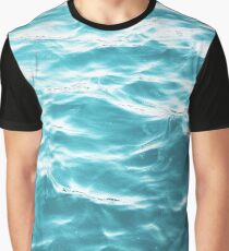 Landscape Blue water Graphic T-Shirt