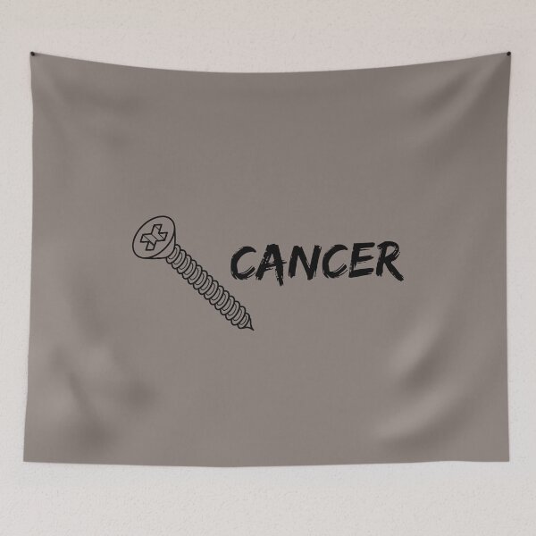 Item preview, Screw Cancer (Black Lettering) designed and sold by Ragulee.