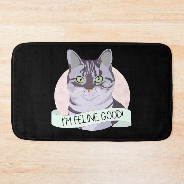 Item preview, Smiling Cat - I'm Feline Good designed and sold by Lady Grim.