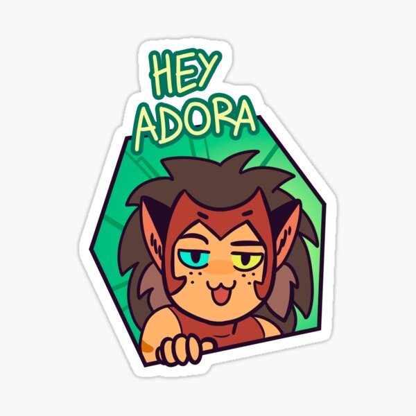 Catra- Hey Adora Pegatina