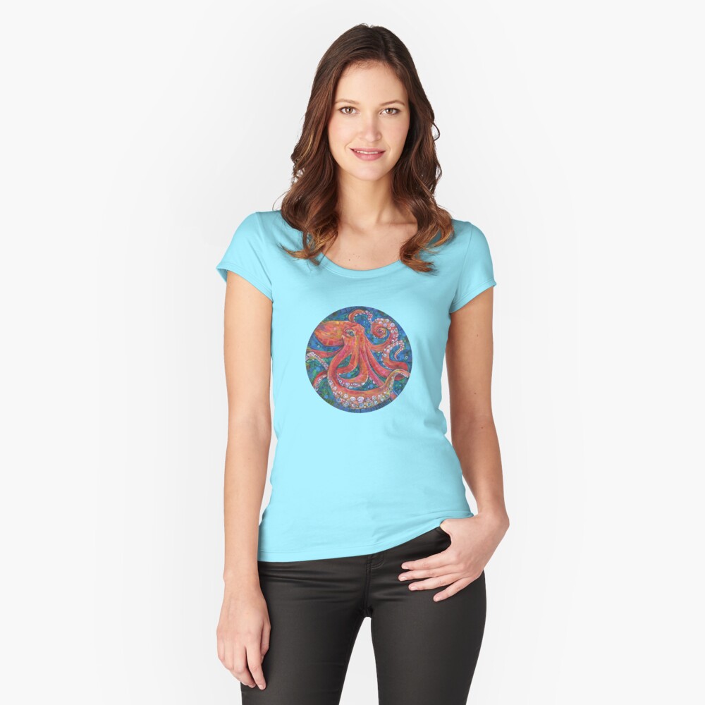 Item preview, Fitted Scoop T-Shirt designed and sold by gwennpaints.