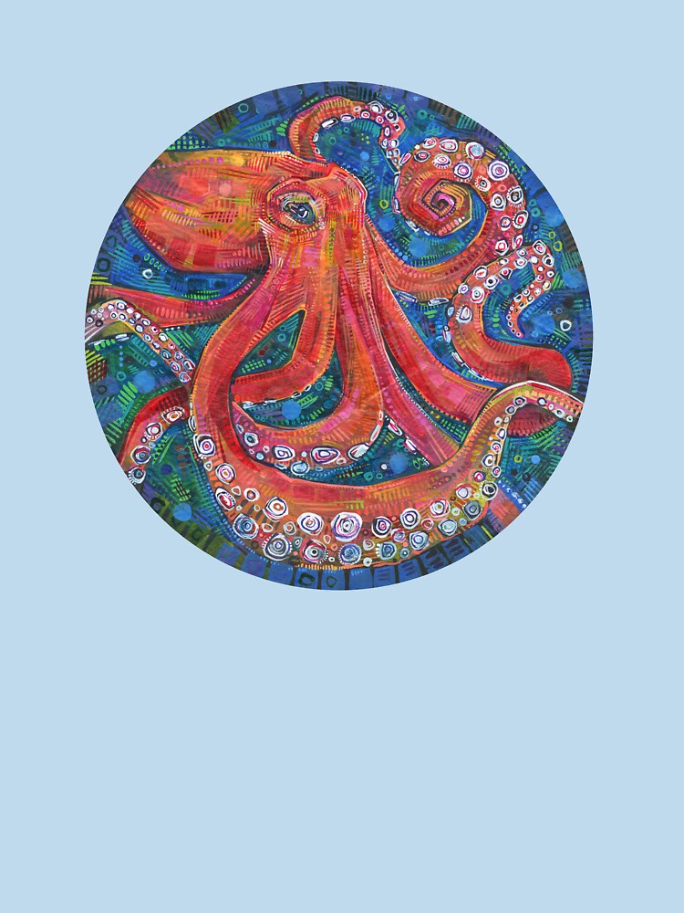 Thumbnail 7 of 7, Essential T-Shirt, Giant Pacific Octopus designed and sold by gwennpaints.