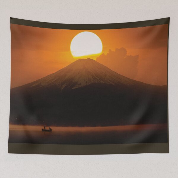 Aperçu de l'œuvre Seul contre le volcan créée et vendue par kikinafashion.