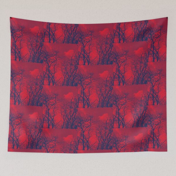 Item preview, Trees photographed in winter, then processed in color designed and sold by Pelikancrazy.