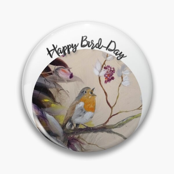 Item preview,  Happy Bird-Day Robin  designed and sold by DiensDesign.