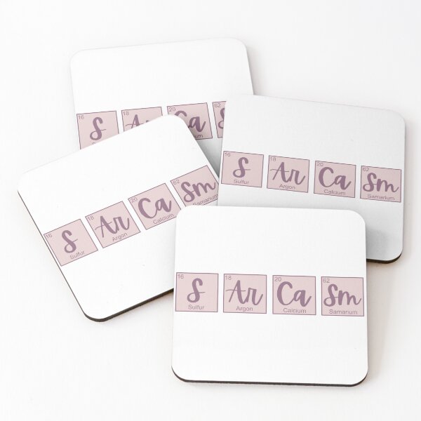 Item preview, Sarcasm Element - Periodic Table designed and sold by lolalistic.