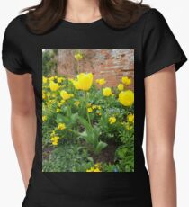 Yellow Tulips Women's Fitted T-Shirt