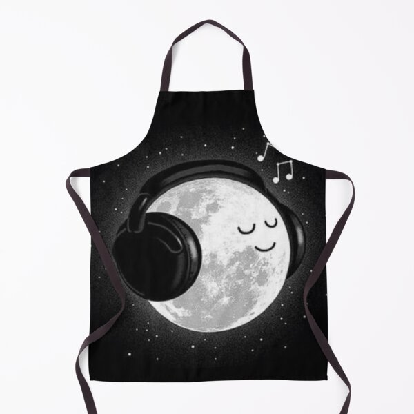 Item preview, Moon listening to music designed and sold by Joudi Alkhairat.