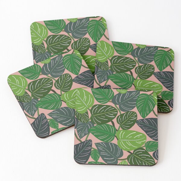 Item preview, Tropical Pin-stripe Calathea Leaves Indoor Plant designed and sold by Lozzie Eliza Designs.