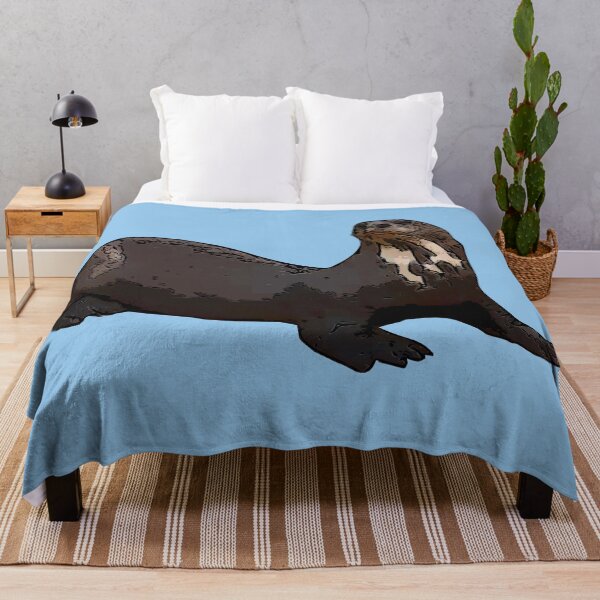 Item preview, Giant Otter Black Alternate Print designed and sold by designsasstultd.