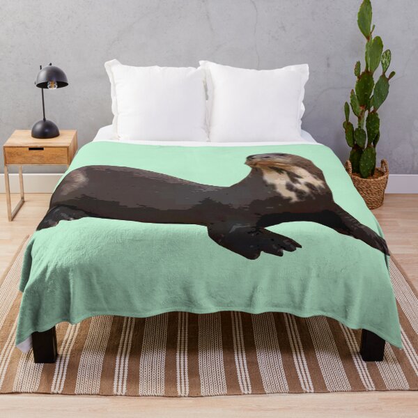 Item preview, Giant Otter Color Print designed and sold by designsasstultd.