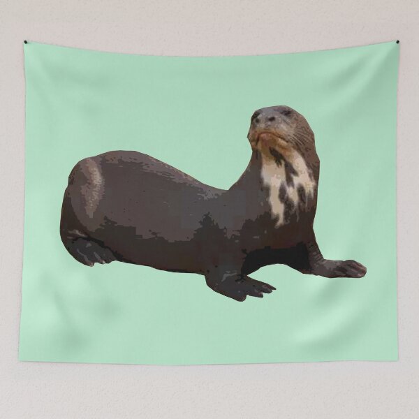 Item preview,  Giant Otter Color Print  designed and sold by designsasstultd.
