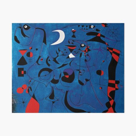 Peinture de Joan Miró Impression rigide