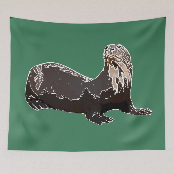 Item preview,  Giant Otter White Alternate Print  designed and sold by designsasstultd.