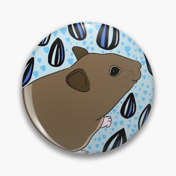 Item preview, Brown Hamster with Sunflower Seeds designed and sold by Emma Martinez.