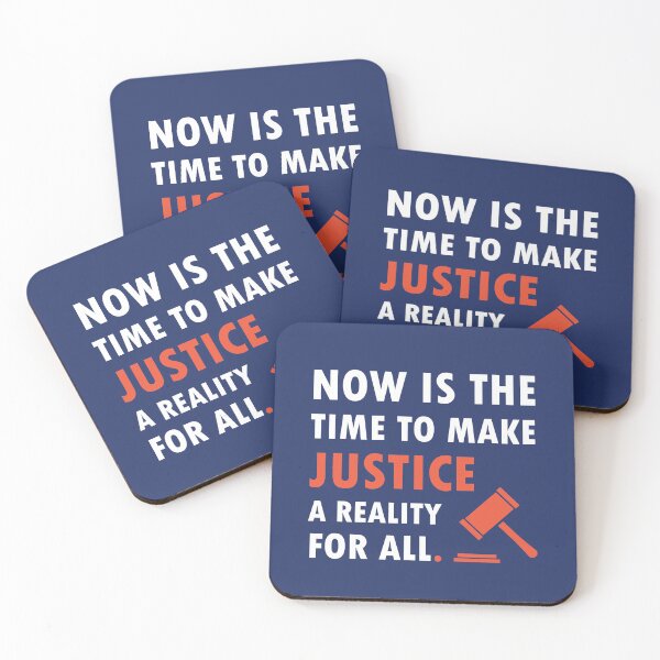 Item preview, Now is the time to make justice a reality for all designed and sold by Mqyou.