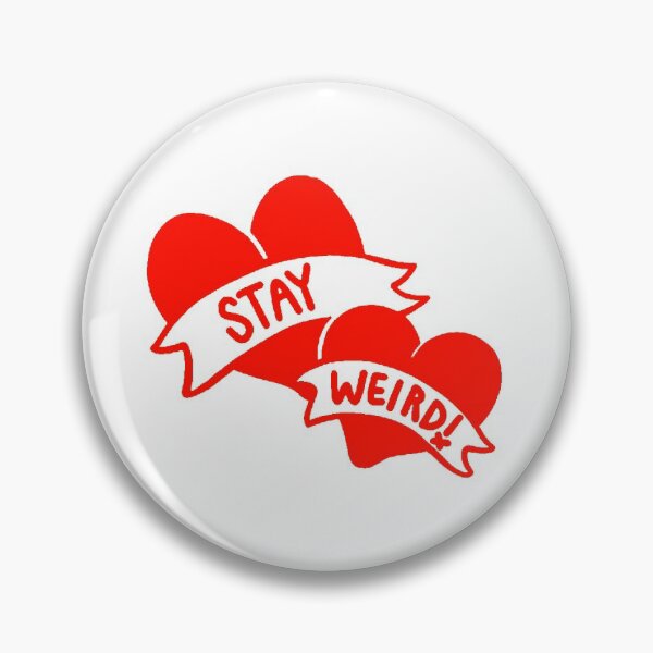 Item preview, stay weird yungblud red hearts designed and sold by heavenawayfrom.