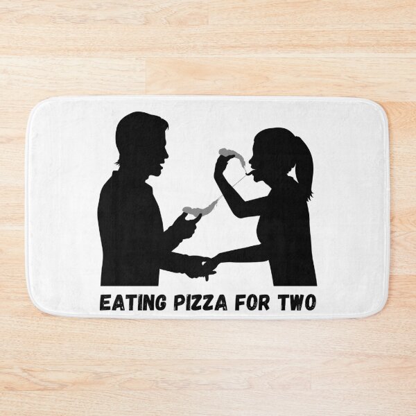 Item preview, Eating Pizza For Two designed and sold by HasnaanMohsin.
