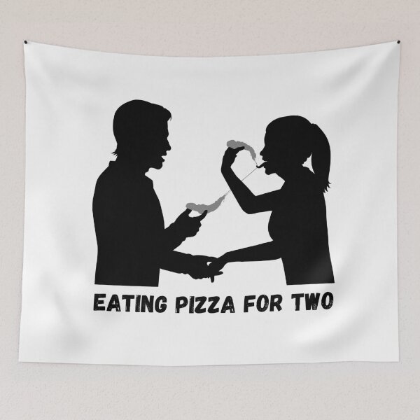 Item preview, Eating Pizza For Two designed and sold by HasnaanMohsin.