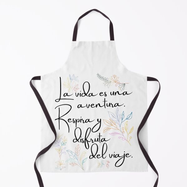 Item preview, Life is an adventure. Breath and enjoy the trip. Spanish quote designed and sold by My-Queens-Store.