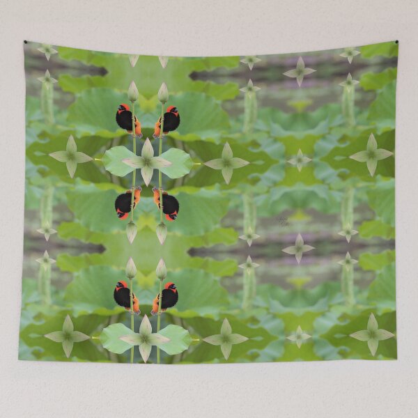 Item preview, Green Lily Pad Red Bishop Guards A designed and sold by SpiritGifts.