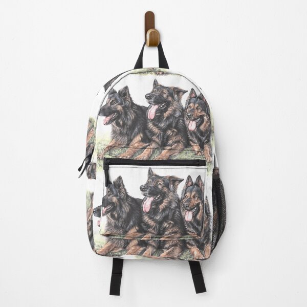 Item preview, Longhaired German Shepherds designed and sold by Arts & Dogs.