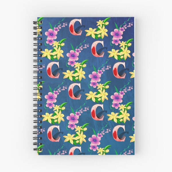 Item preview, Floral Letter C patterns  designed and sold by MoSaid.