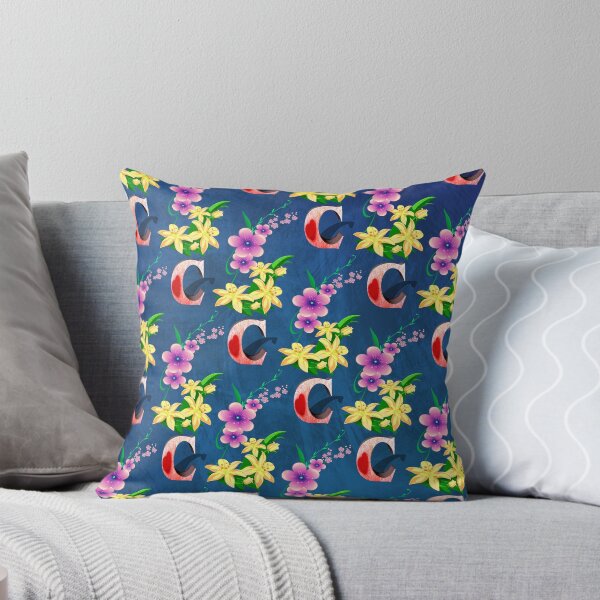 Item preview, Floral Letter C patterns  designed and sold by MoSaid.