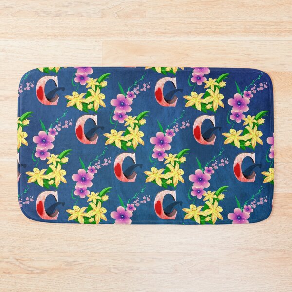 Item preview, Floral Letter C patterns  designed and sold by MoSaid.