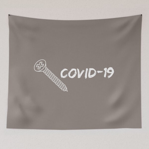 Item preview, Screw Covid-19 (White Lettering) designed and sold by Ragulee.