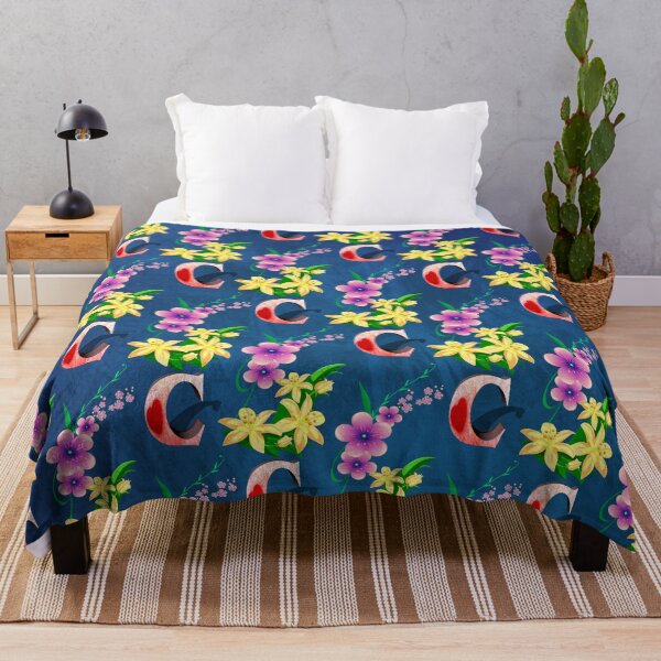 Item preview, Floral Letter C patterns  designed and sold by MoSaid.