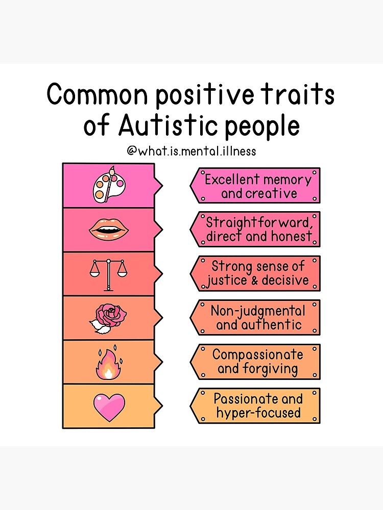 What are 3 positives of autism?