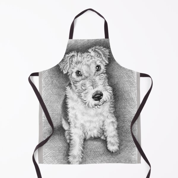 Artikelvorschau, Foxterrier Portrait entworfen und verkauft von Arts & Dogs.