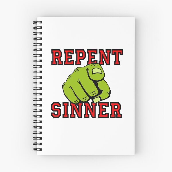 Item preview, Repent Sinner designed and sold by Hoorahville.