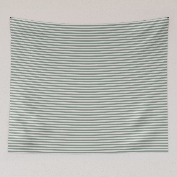 Item preview, Green Milieu Stripes Pattern designed and sold by indigogreypayne.