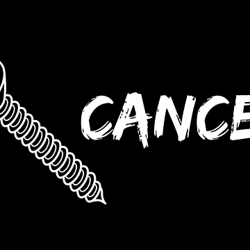Artwork thumbnail, Screw Cancer (White Lettering) by Ragulee