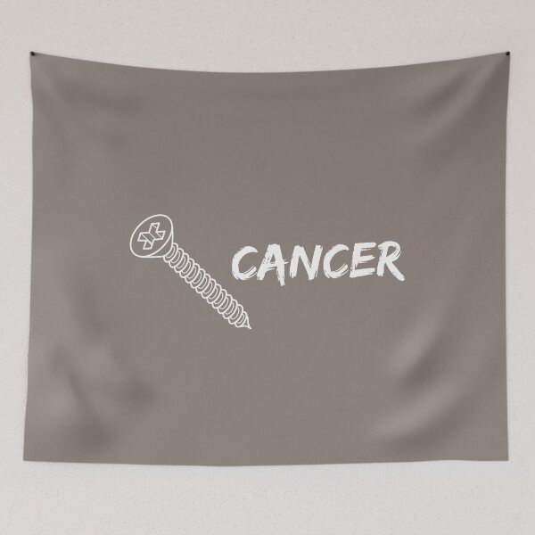 Item preview, Screw Cancer (White Lettering) designed and sold by Ragulee.